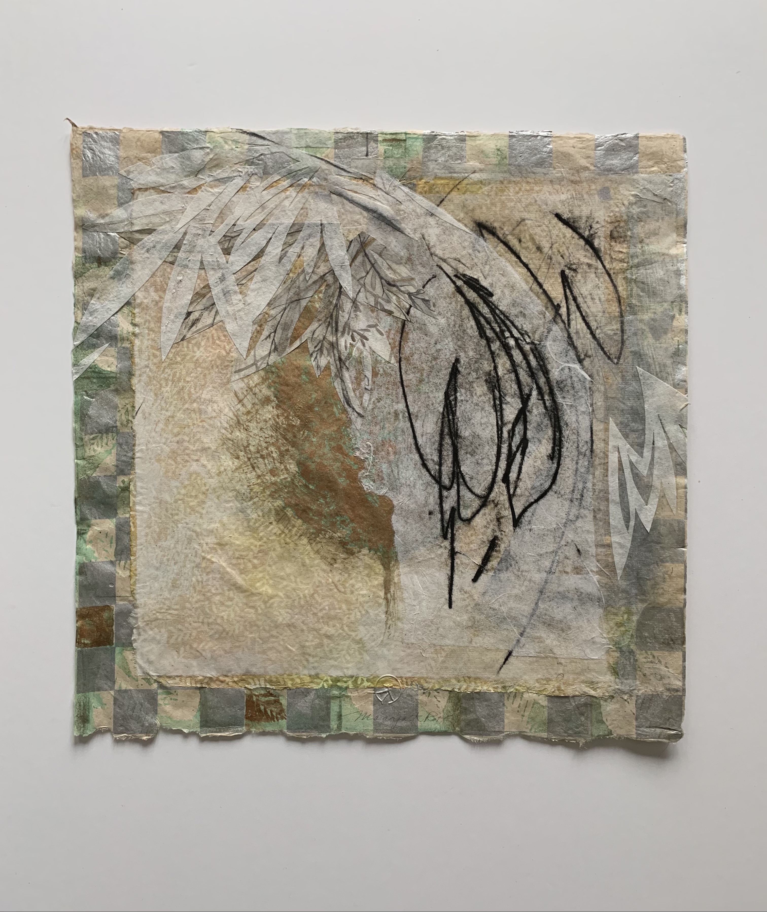 IMG_1317 "Wind swept", 14" x 13 3/4", monoprint collage