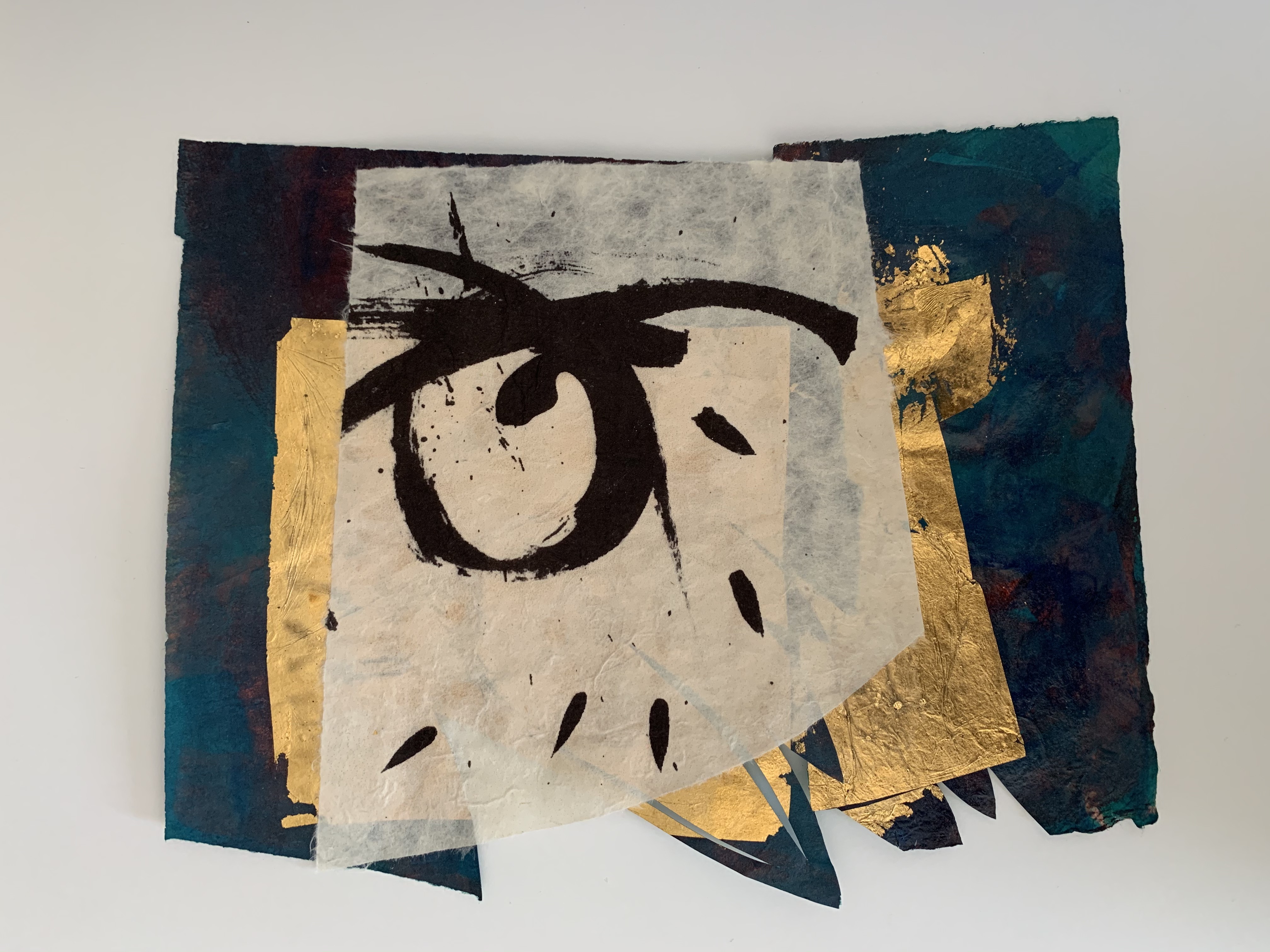 web theme 1 "Untitled 3", "10 1/2" x 13", monoprint collage