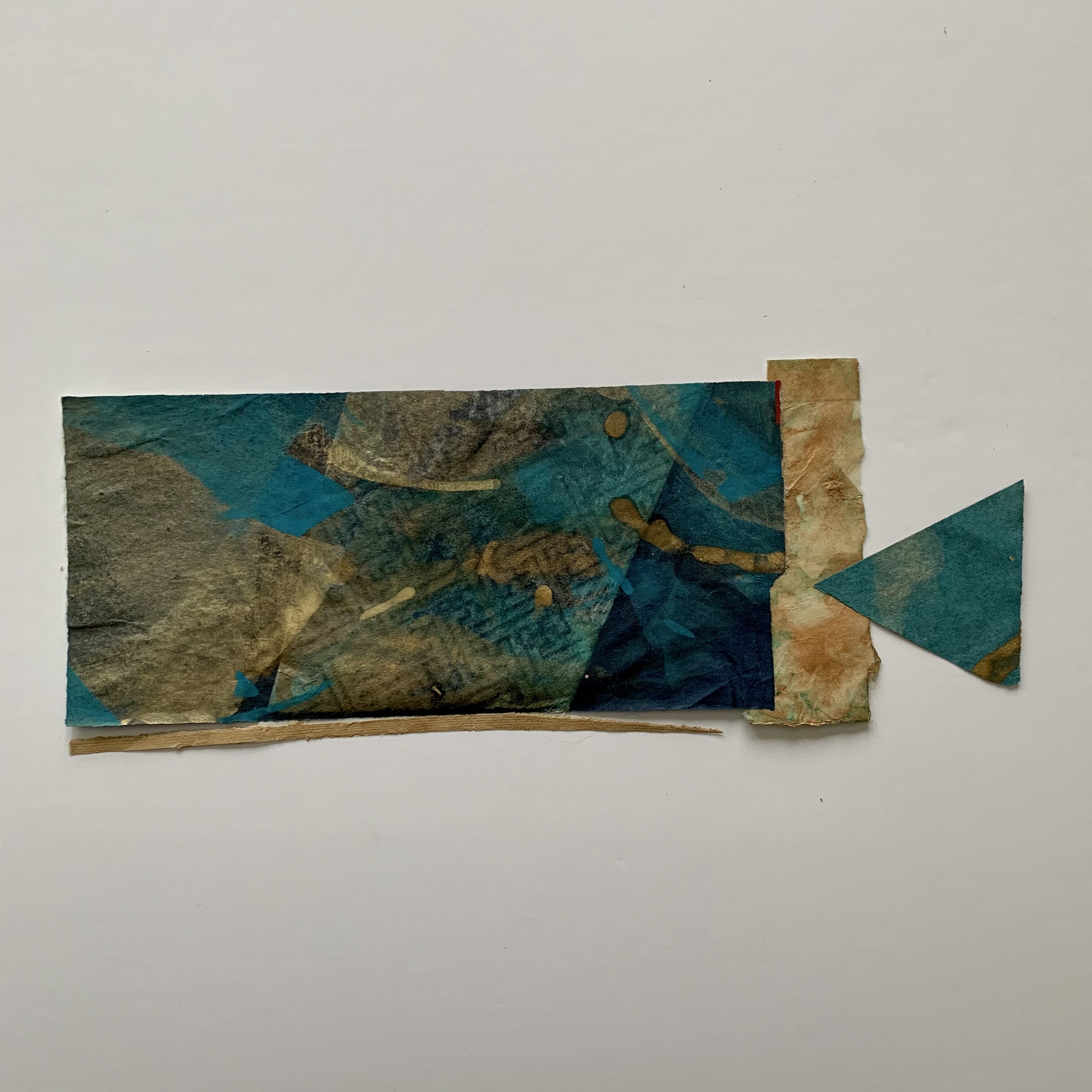 web theme 1 "Balance", 6" x 15 1/2", collage